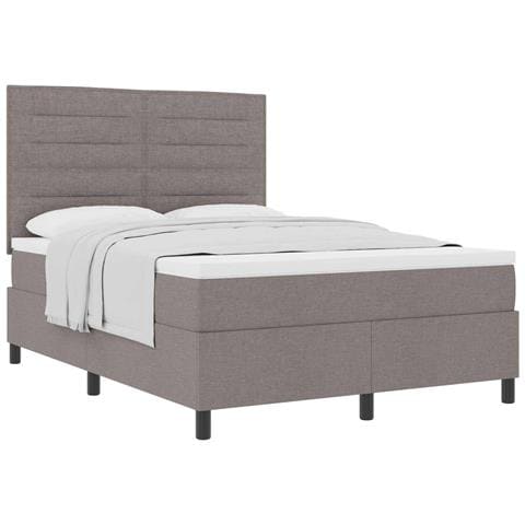 Letto a molle con materasso Talpa 140 x 190 cm Tessuto - Foto 1