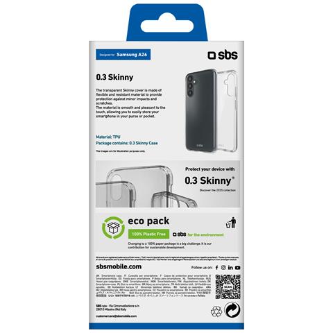 TESKINSAA26T custodia per cellulare 16,8 cm (6.6") Cover Trasparente - Foto 2