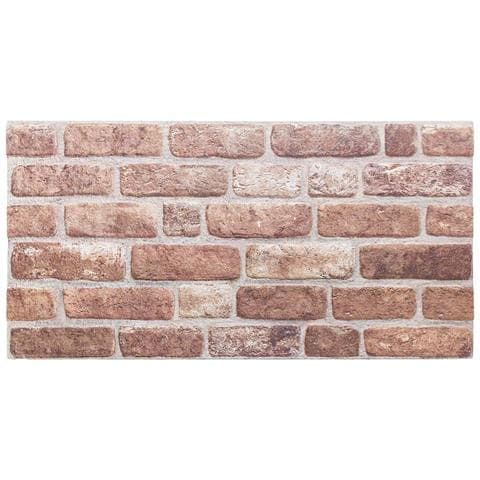 Pannelli da parete 10 pcs Marrone 100 x 50 cm Schiuma EPS - Foto 2