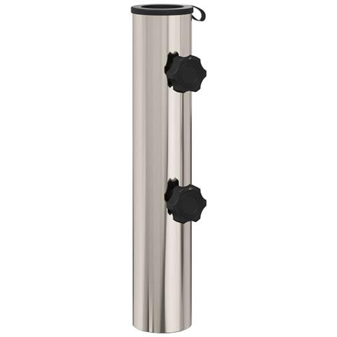 Tubo base per parasole 0.63 kg Acciaio inossidabile naturale - Foto 1