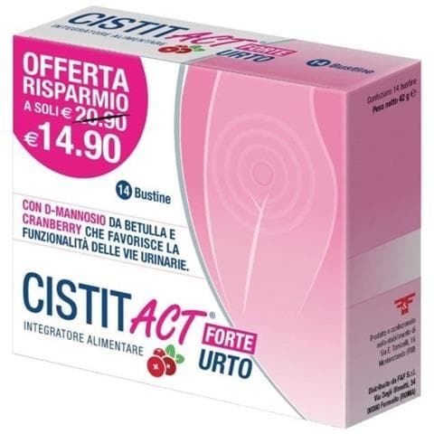 Cistit Act Forte Urto 14 Bustine - Foto 1