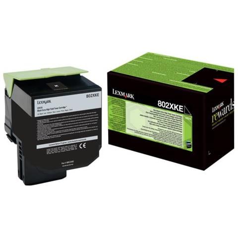 80C2HKE Toner Originale Nero per Lexmark CX410de / CX510de Capacità 4000 Pagine - Foto 2