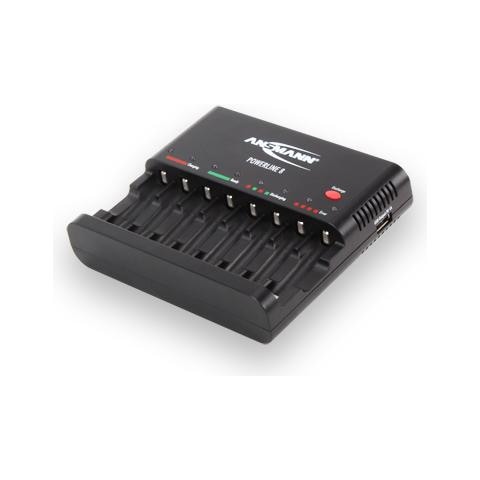 Ansmann Powerline 8, 100-240V, 50/60 Hz, 5V, 2,4h, Nero, Interno - Foto 6