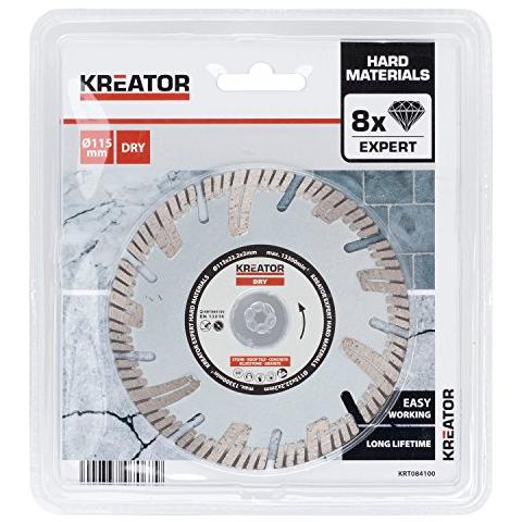 Expert Disco Diamantato A Secco Ø 115 x 22,2 x 2 mm Calcestruzzo Pietra Marmo - Foto 1