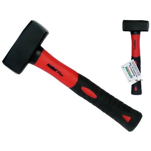 Mazzetta Per Muratore ""plus"" Con Manico Ricoperto In Fibra E Impugnatura Antiscivolo, A Norme Tuv-gs Din 6475. Misura Gr. 800 - Foto 1