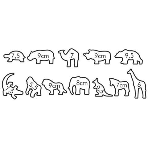 Set 12 Tagliabiscotti Zoo Delicia Kids - Foto 3