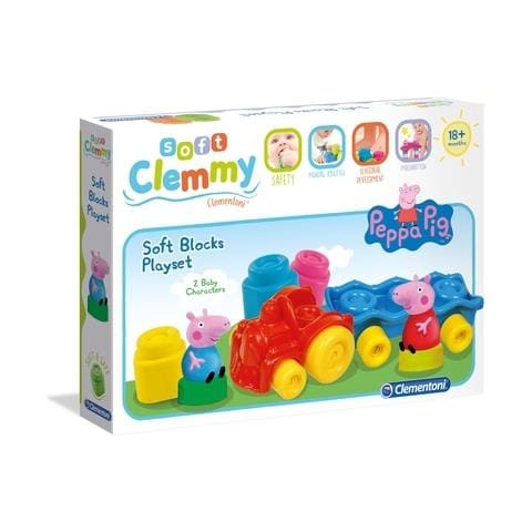 CLM17249 Peppa Pig - Playset Treno Soffici Mattoncini - Foto 1