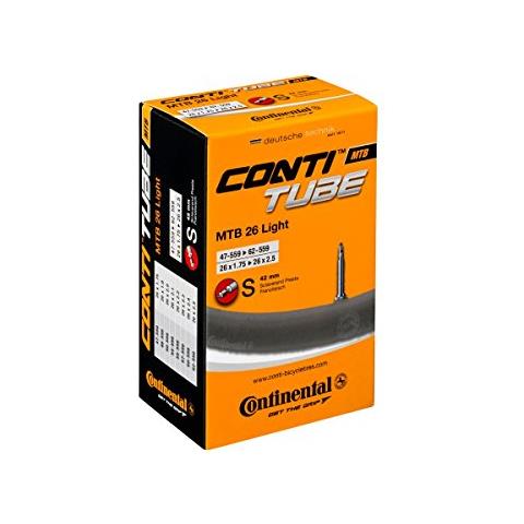 Camera D'aria Mtb 26 Con Valvola Francese S42, 47/62-559, 26 X 1,75-2,5"", Nero (s42), Taglia Unica - Foto 1