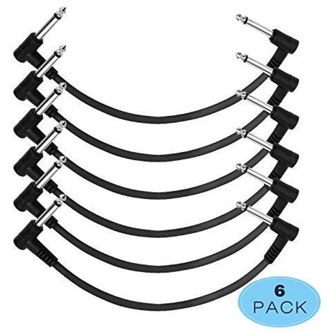 30cm Chitarra Patch Cable Nero 6-pack - Foto 1
