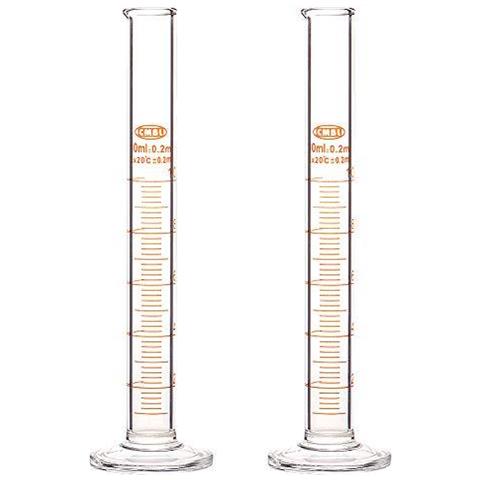 2-pack Vetro Borosilicato 10ml Alto Spessore Cilindro Graduato Cilindro - 10ml - Foto 1