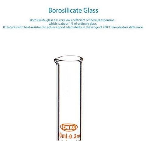 2-pack Vetro Borosilicato 10ml Alto Spessore Cilindro Graduato Cilindro - 10ml - Foto 4