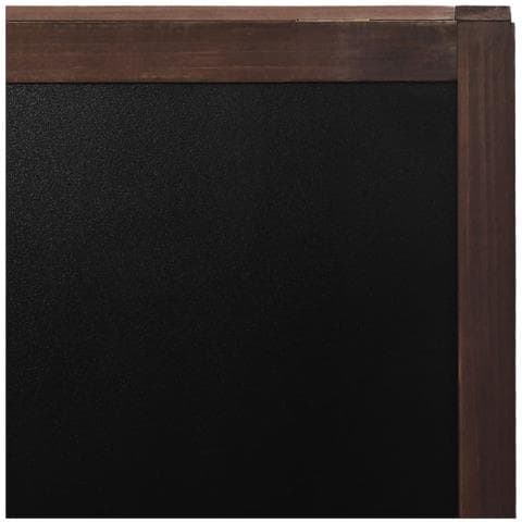 Lavagna Bifacciale con Cavalletto in Legno di Cedro 60x80 cm - Foto 2