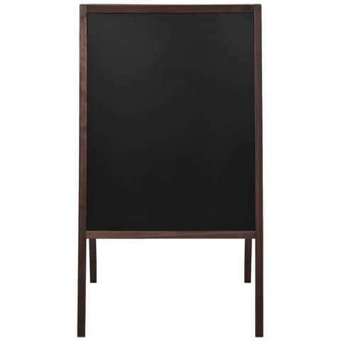 Lavagna Bifacciale con Cavalletto in Legno di Cedro 60x80 cm - Foto 5