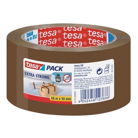 Tesa Eco & Strong Nastro Da Imballaggio Trasparente - 6 Rotoli, 66 M X 50 Mm, In Polipropilene Riciclato - 5