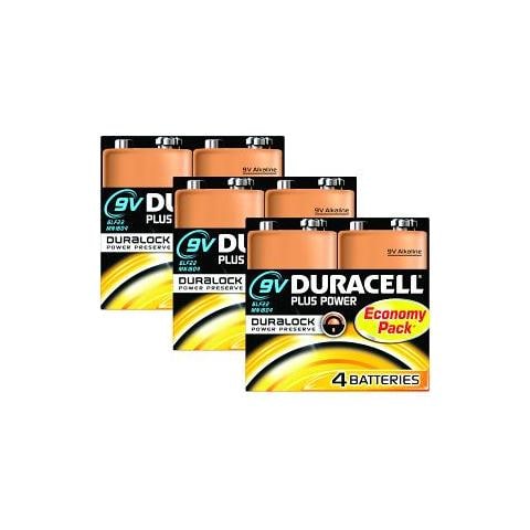 Plus Power 9v, Alcalino, Prismatic, 9V, Nero, Arancione - Foto 1