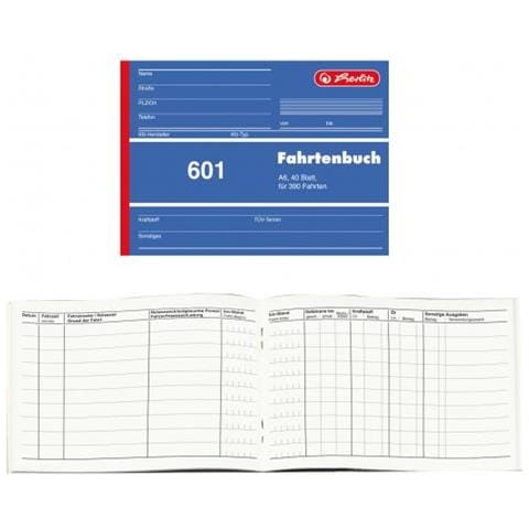 840645 libro contabile 40 fogli Blu, Bianco A6 - Foto 1