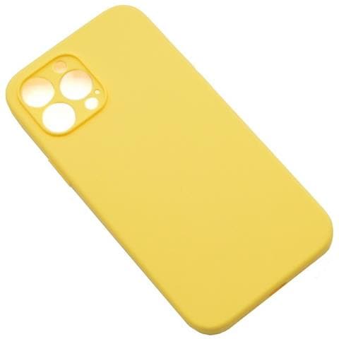 Custodia Tpu Silicone Lite Cover Soft-case Per Apple Iphone 13 Pro Max Yellow - Foto 1