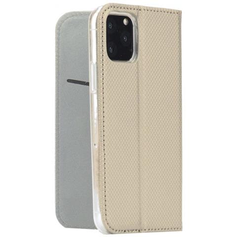 Smart Book Custodia Poket Silicone Flip Cover Case Per Apple Iphone 13 Pro Max Gold - Foto 4