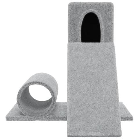 Albero Per Gatti Con Tiragraffi In Sisal Grigio Chiaro 59 Cm - Foto 2