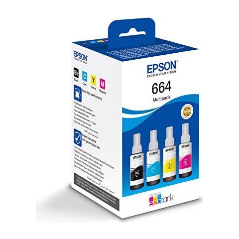 C13t66464a Cartuccia D'inchiostro 4 Pezzo (i) Compatibile Nero, Ciano, Magenta, Giallo - Foto 1