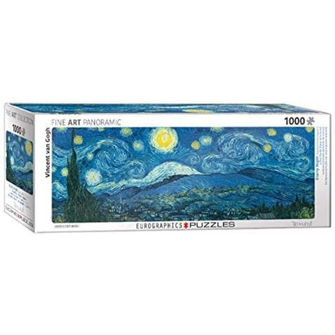 Panorama Notturno Stellato (espanso Dalloriginale) Di Vincent Van Gogh Puzzle Da 1000 Pezzi - Foto 1