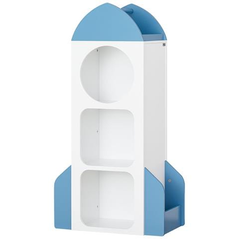 Sobuy Libreria Scaffale Per Bambini 61x32x120cm Kmb87-w - Foto 1