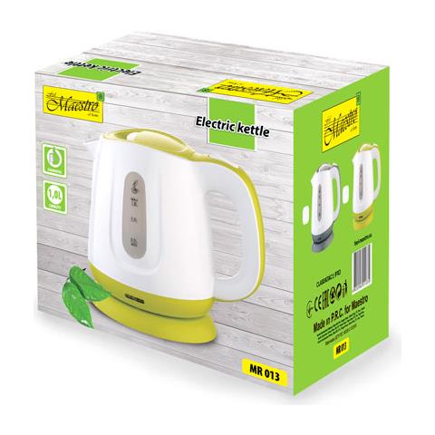 Bollitore Mr013 Colore Bianco Verde Materiale Plastica 1100 W - Foto 5