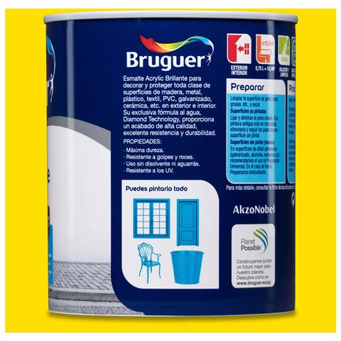 Vernice 5057541 Giallo 750 Ml Smalto Per Finiture - Foto 3