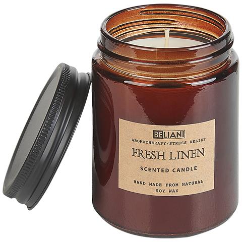 Candela Profumata Con Diffusore Di Fragranze Dark Elegance 9 Cm Marrone - Foto 2
