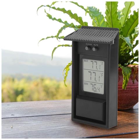 Termometro Elettronico Per Uso Esterno Black - Foto 5