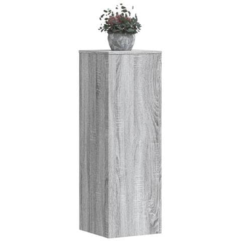 Supporto Per Piante Grigio Sonoma 33x33x100 Cm In Truciolato - Foto 3