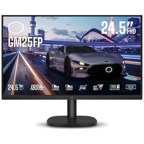 Monitor 24.5" LCD IPS Curvo Gaming CMI-GM25FP-EK 1920 x 1080 Full HD Tempo di Risposta 1 ms - Foto 1