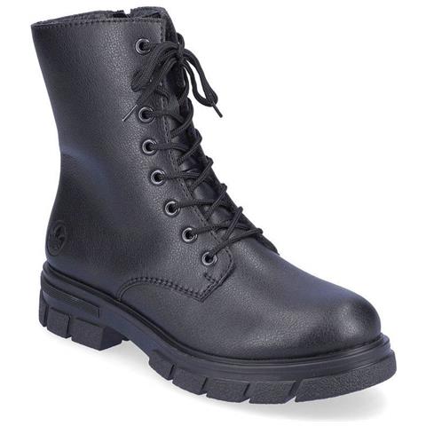 Black Casual Closed Booties Stivaletti Pelle Scarpe Donna Nero Eu 36, Z9120-01 - Foto 2