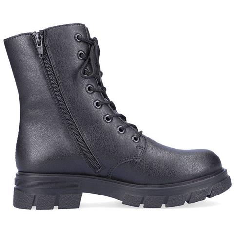 Black Casual Closed Booties Stivaletti Pelle Scarpe Donna Nero Eu 36, Z9120-01 - Foto 3