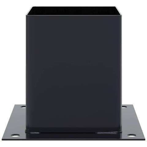 Basi Pali Quadrati 12 pz 121x121 mm Acciaio Verniciato Polvere - Foto 2