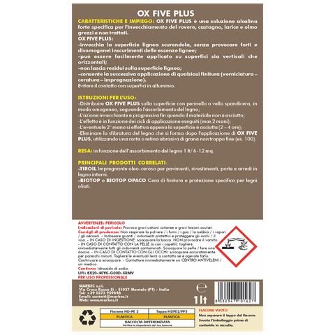 Ox-five Plus 1ltx6pz - Invecchiante Forte Per Legno Ox-five Plus 1ltx6pz - Foto 2