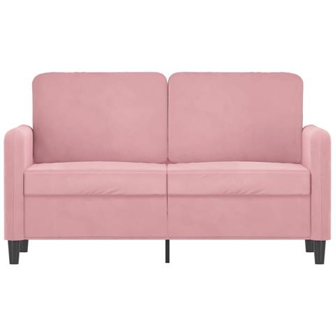 Divano A 2 Posti Rosa 120 Cm In Velluto - Foto 3