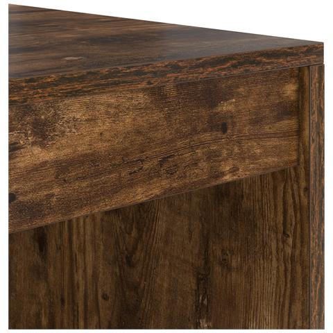 Scrivania Rovere Affumicato 80x50x76 cm Legno ingegnerizzato - Foto 7