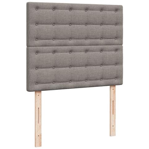 Giroletto a Molle con Materasso Tortora 120x190 cm in Tessuto - Foto 9