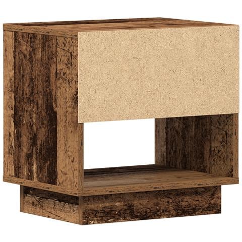 Comodino  2 pz Legno Vecchio 45x34x45 cm Legno Ingegnerizzato - Foto 9