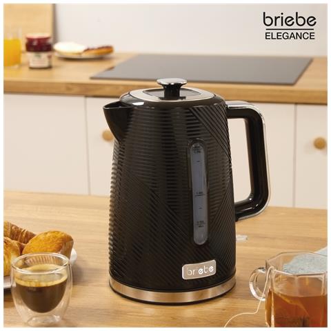 Skt1185blk Elegance Tostapane + Bollitore 1,7l+ Macchina Caffè Americano + Montalatte 2200w Nero - Foto 2