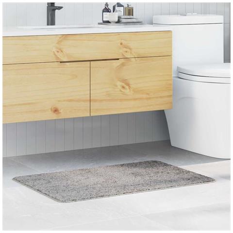 Tappeto da bagno Grigio 60 x 90 cm Polipropilene - Foto 2