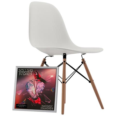 Cornice Da 12,5"" In Alluminio Per Esposizione A Parete Di Vinili A 33 Giri - Foto 2