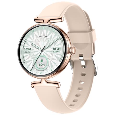 Smartwatch Multifunzione Con Display Amoled E Monitoraggio Della Salute Pinkgold - Foto 1