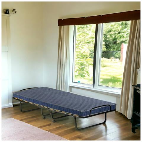 Brandina Polaveno - Letto Pieghevole Materasso Incluso, Blu - Foto 7