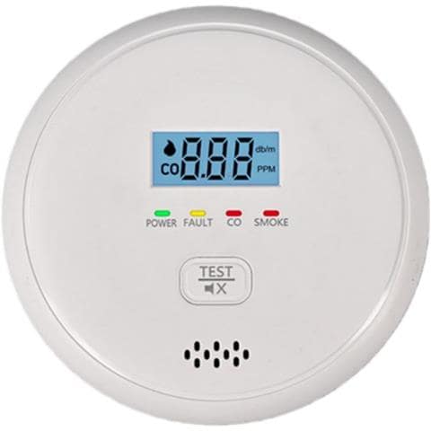 Rilevatore Combinato Di Fumo E Monossido Di Carbonio Con Allarme Vocale E Luminoso, Alimentato A Batteria - Foto 1