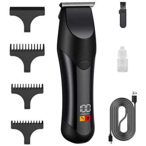 Tagliacapelli Digitale - Regolabarba Ricaricabile Senza Fili Per Styling Professionale - Foto 1