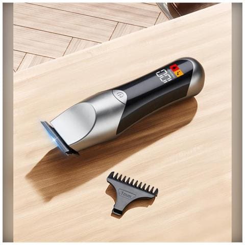 Tagliacapelli Digitale - Regolabarba Ricaricabile Senza Fili Per Styling Professionale - Foto 7