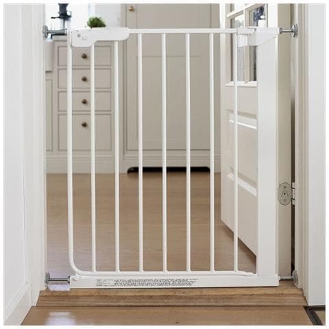 Safetots Cancelletto Per Bambini Super Stretto, 60,5cm - 66,5cm, Bianco, Barriera Di Sicurezza Per Bambini, Cancelletto Per Bambini Per Scale - Foto 2