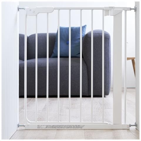 Safetots Cancelletto Per Bambini Super Stretto, 60,5cm - 66,5cm, Bianco, Barriera Di Sicurezza Per Bambini, Cancelletto Per Bambini Per Scale - Foto 4